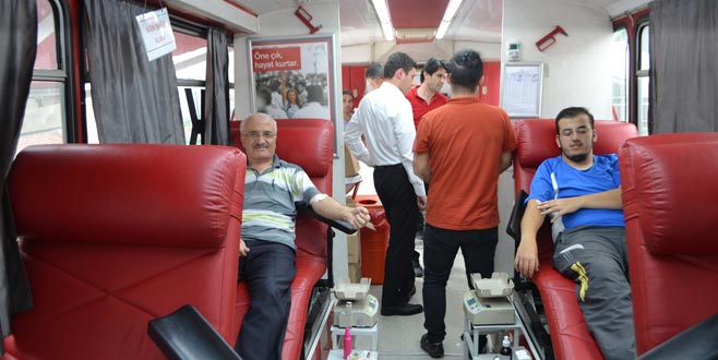 Büyükorhan’da kan bağışına büyük ilgi