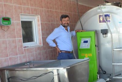 ‘Süt tankı sayesinde üretimimiz arttı’