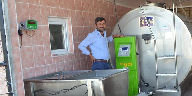 ‘Süt tankı sayesinde üretimimiz arttı’