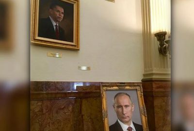 Trump’ın yerine Putin portresi