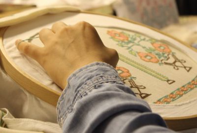 İğne oyasını öğrenmek için 9 bin kilometre yol geldiler