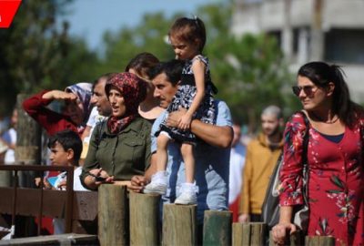 Bayramda ziyaretçi akınına uğradı