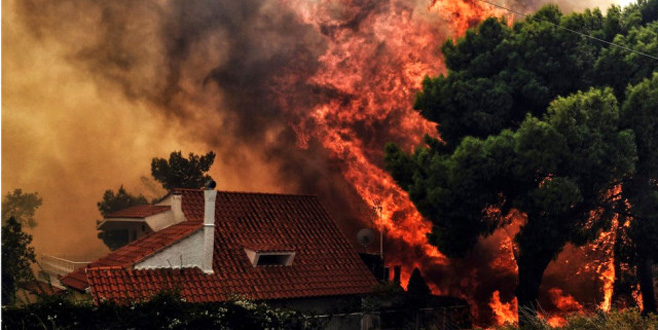 Yunanistan’daki yangın istifa getirdi