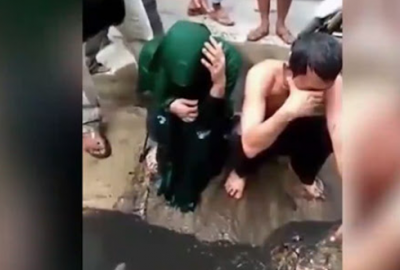 Evlilik dışı cinsel ilişki yaşayan çifte ‘lağım suyu’ cezası