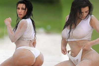 Mutfağa iç çamaşırlarıyla girdi! Eleştiri yağmuruna tutuldu