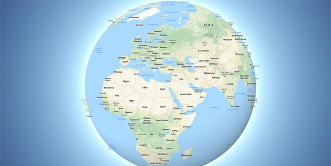 Google Dünya’yı artık küre olarak gösteriyor