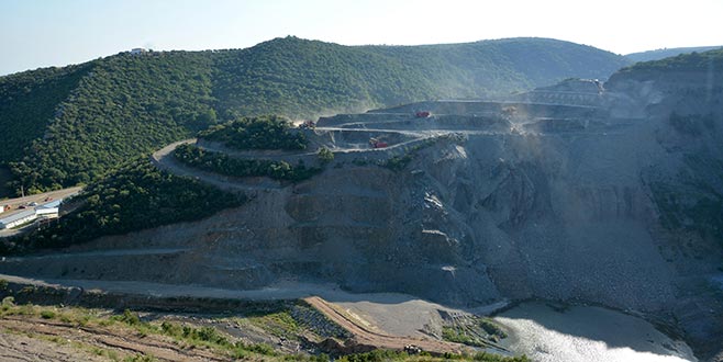 Gölecik Barajı’nda çalışmalar yeniden başladı
