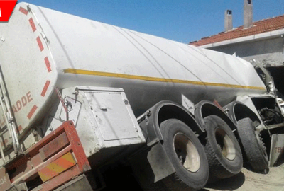 Tanker eve daldı