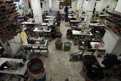 Gazze’de üretim durdu