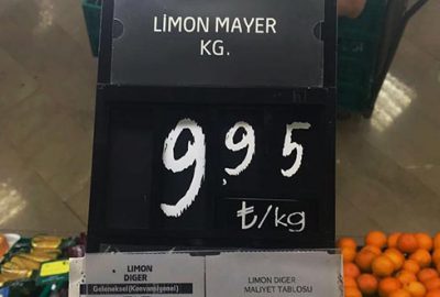 Limon fiyatları cep yakıyor