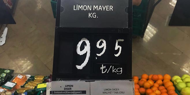 Limon fiyatları cep yakıyor