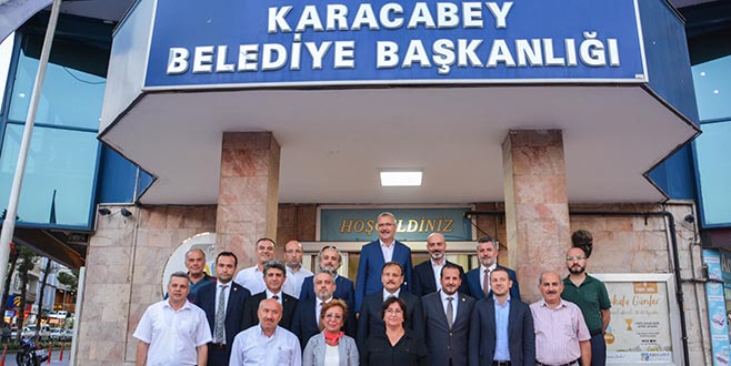 AK Parti heyetinden Karacabey’e ziyaret AK Parti heyetinden Karacabey’e ziyaret