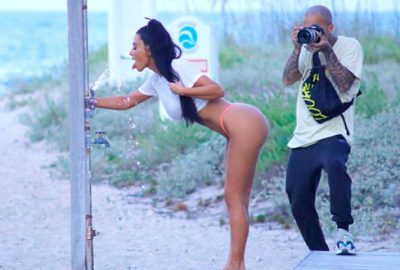 İddialı bikinisiyle gözleri şaşı etti