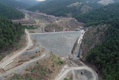 Bursa’nın yeni barajında çalışmalar sürüyor