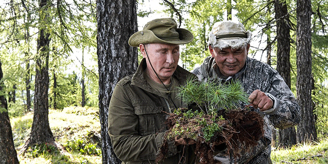 Putin’in Sibirya tatili