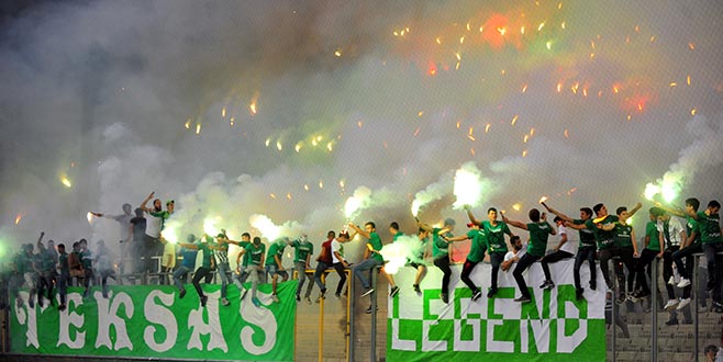 Bursaspor’un hazırlık maçına taraftarlar damga vurdu