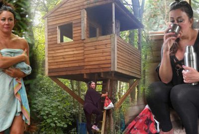 Şöhretin hazin sonu: Derede duş alıyor!