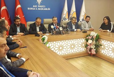 AK Parti Bursa’dan büyük kongreye büyük destek