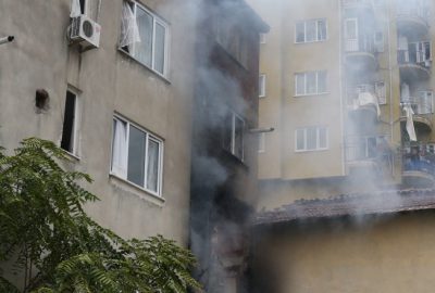 Bursa’da patlama sonrası yangın!