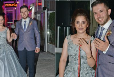 Nişan yüzüklerini taktılar