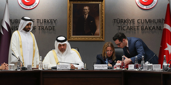 Katar ile anlaşma imzalandı Katar ile anlaşma imzalandı