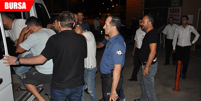 500 bin liralık kumaş hırsızlığına 8 gözaltı 