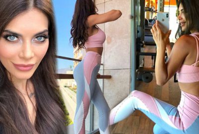 Spor salonundan yaptığı paylaşım olay oldu!