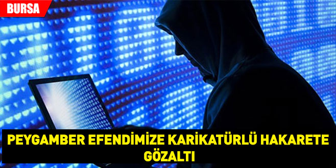 Peygamber efendimize karikatürlü hakarete gözaltı Peygamber efendimize karikatürlü hakarete gözaltı