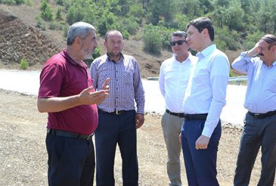 Köylerine bağlantı yolu istiyorlar