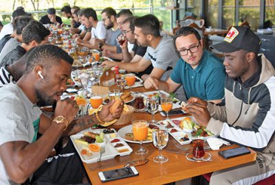 Sakho’dan takıma kahvaltı!