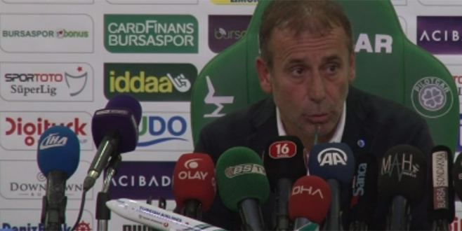 Bursaspor’u tebrik ediyorum Bursaspor’u tebrik ediyorum