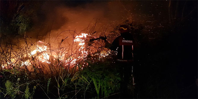 Bursa’da korkutan yangın Bursa’da korkutan yangın