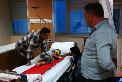 5 yaşındaki çocuk motosikletin altında kaldı, sürücü kaçtı