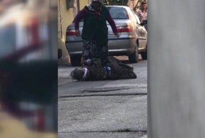 Kaynanaya sokak ortasında dayak! Bakanlık devreye girdi