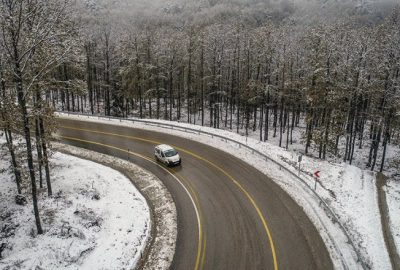 Uludağ’dan kar manzaraları…