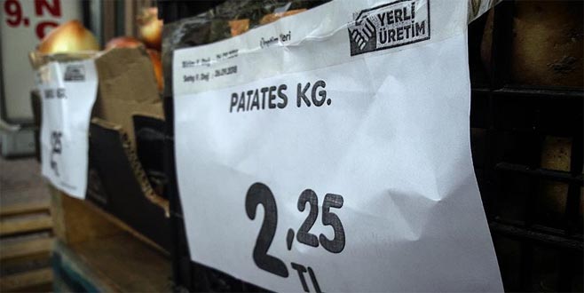 ‘Yerli üretim’ logolu etiketler Bursa’da raflarda