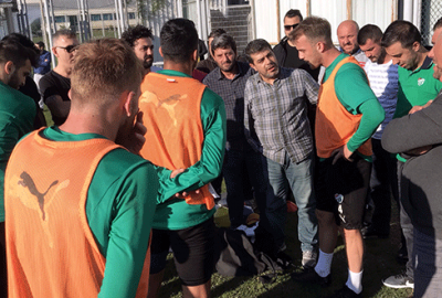 Tribün liderleri moral verdi