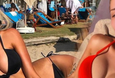 Ayna pozuyla yürek hoplattı!