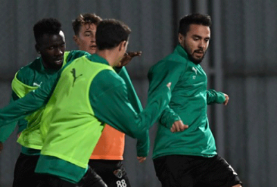 Bursaspor’da affedilen Yusuf ve Furkan antrenmanda