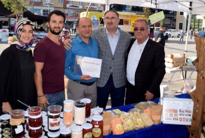 Üreticilere sertifikalı teşekkür