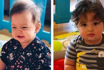 Bursalı ünlü şarkıcının ikizleri 1 yaşında