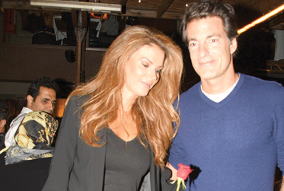 Yeni sevgilisiyle ilk kez