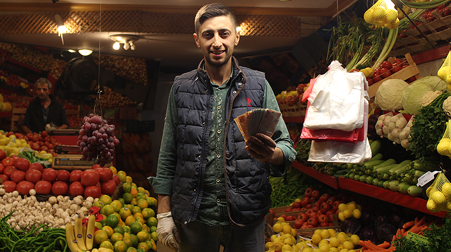 Bursalı manavdan örnek hareket