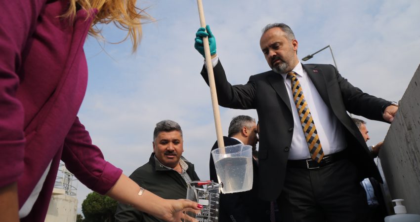 Kurşunlu’da atıksu deşarjına start Büyükşehir Belediyesi tarafından 38 milyon TL harcanarak yaptırılan Kurşunlu Atıksu