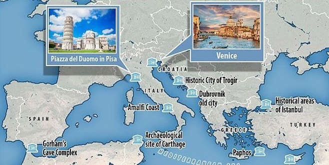 Risk haritası yayınlandı! Türkiye’den 2 yer var…