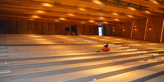 Çok amaçlı salon birçok etkinliğe ev sahipliği yapacak