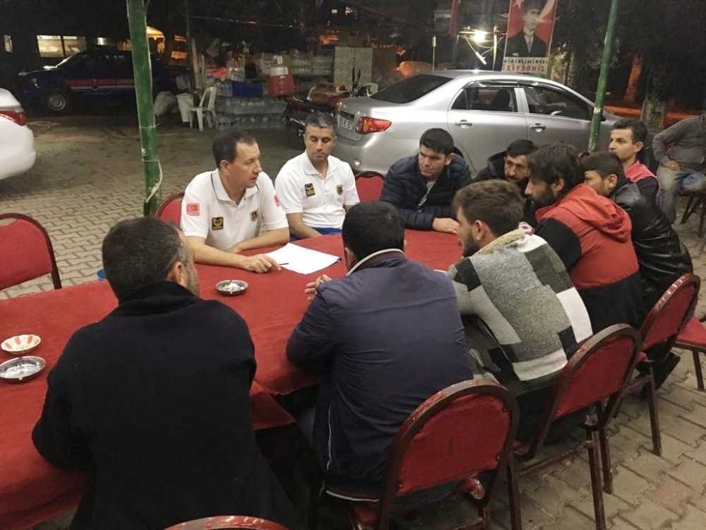 Jandarmadan balıkçılara seminer Jandarmadan balıkçılara seminer