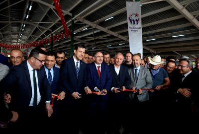 Güney Marmara’nın en büyük canlı hayvan pazarı açıldı