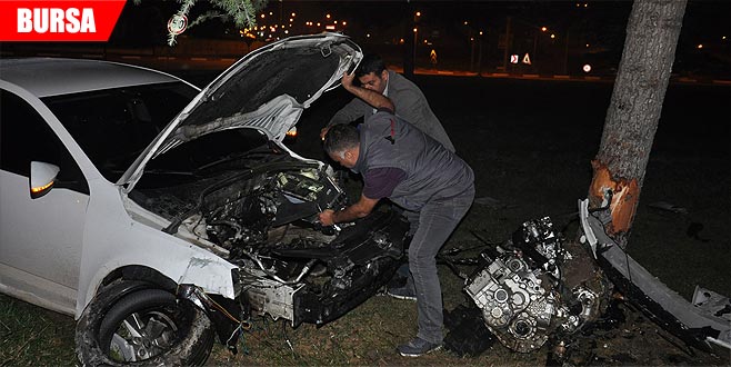 Kontrolden çıkan araç kaza yaptı: Yaralılar var…