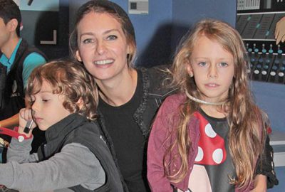 Çocuklarıyla başbaşa